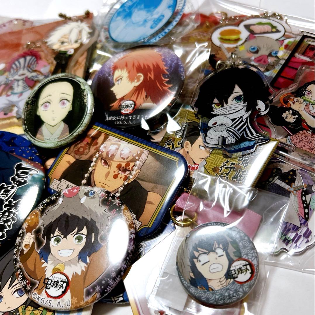 鬼滅の刃 ufotable 缶バッジ アクリルスタンド まとめ売り 大量 73点