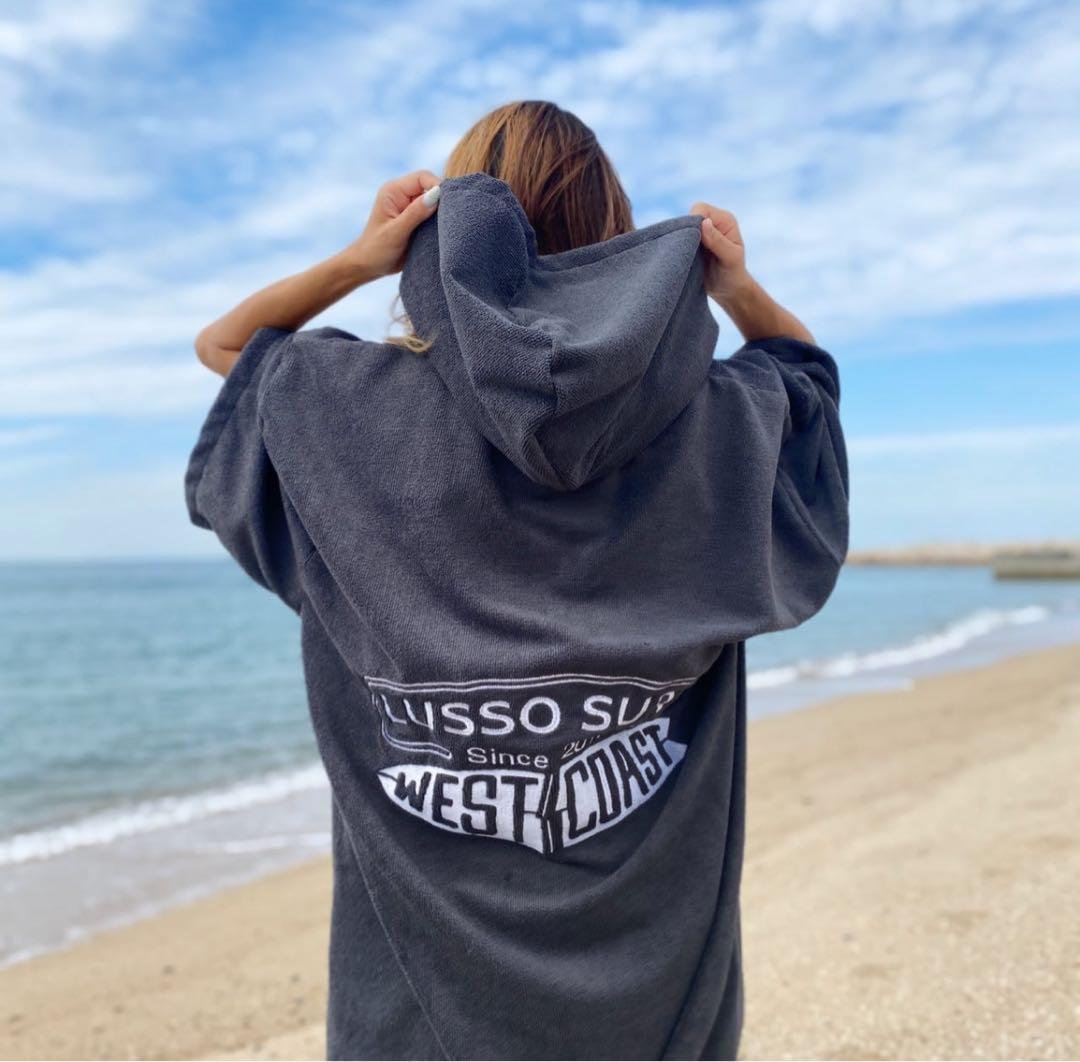 正規品⭐︎LUSSO SURF お着替えポンチョ　グレー　送料込み