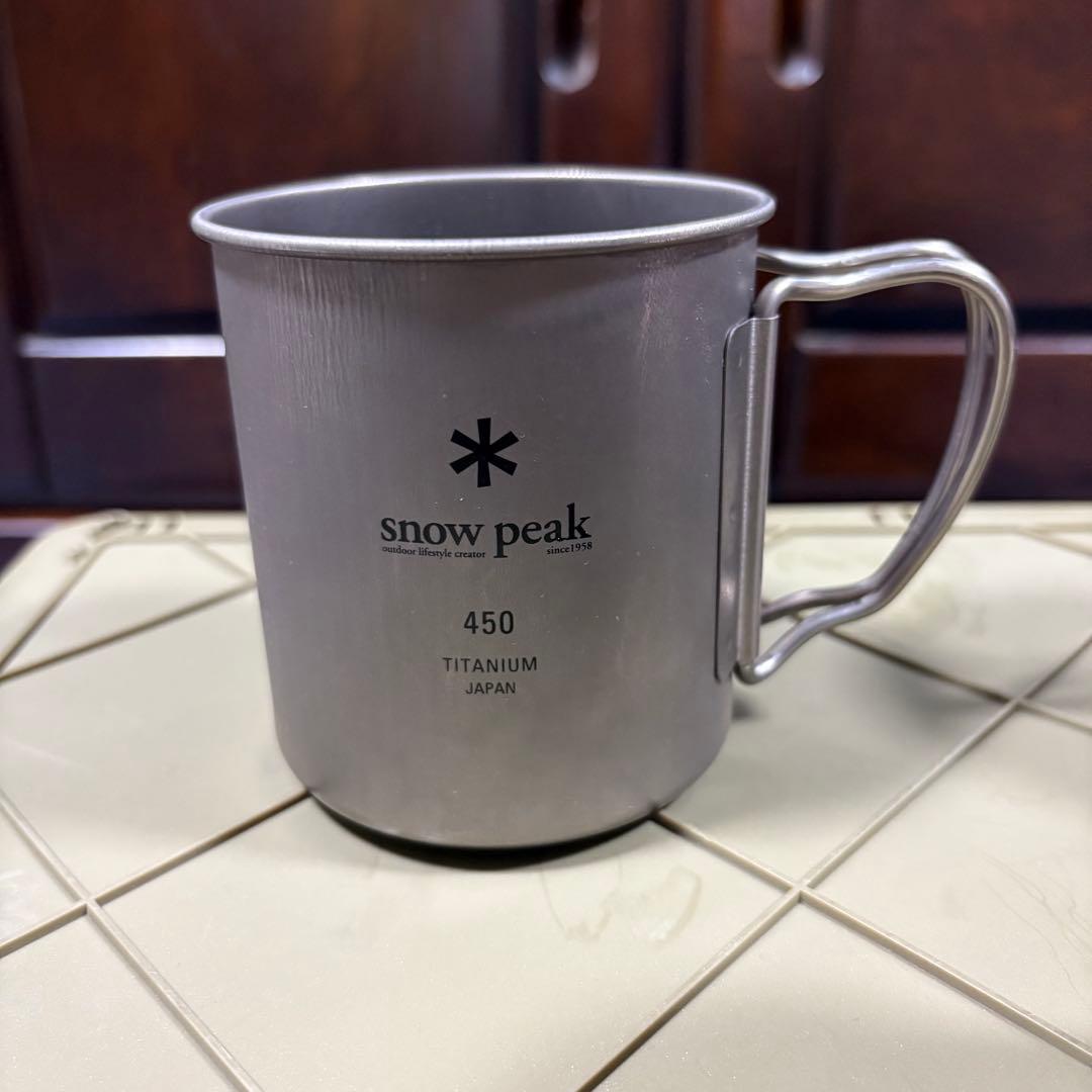  peak チタン マグカップ 300ml×1個 450ml×2個セット