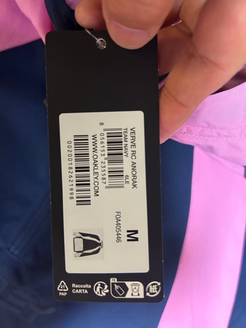 早い者勝ち! 新品未使用 OAKLEY フード付きウィンドブレーカー Lサイズ