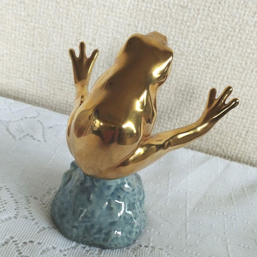 ロイヤルコペンハーゲン　幸運のカエル　置物