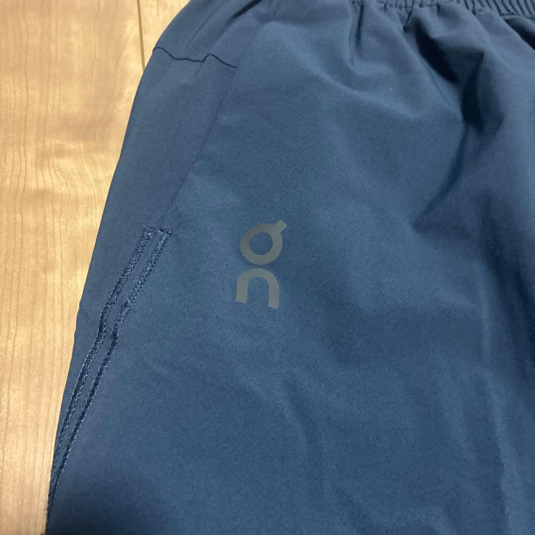 On Focus Pants S ネイビー　オン ランニング