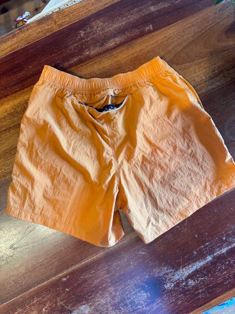 BUDO BIG MESH SHORTS ORANGE×BLACK xs