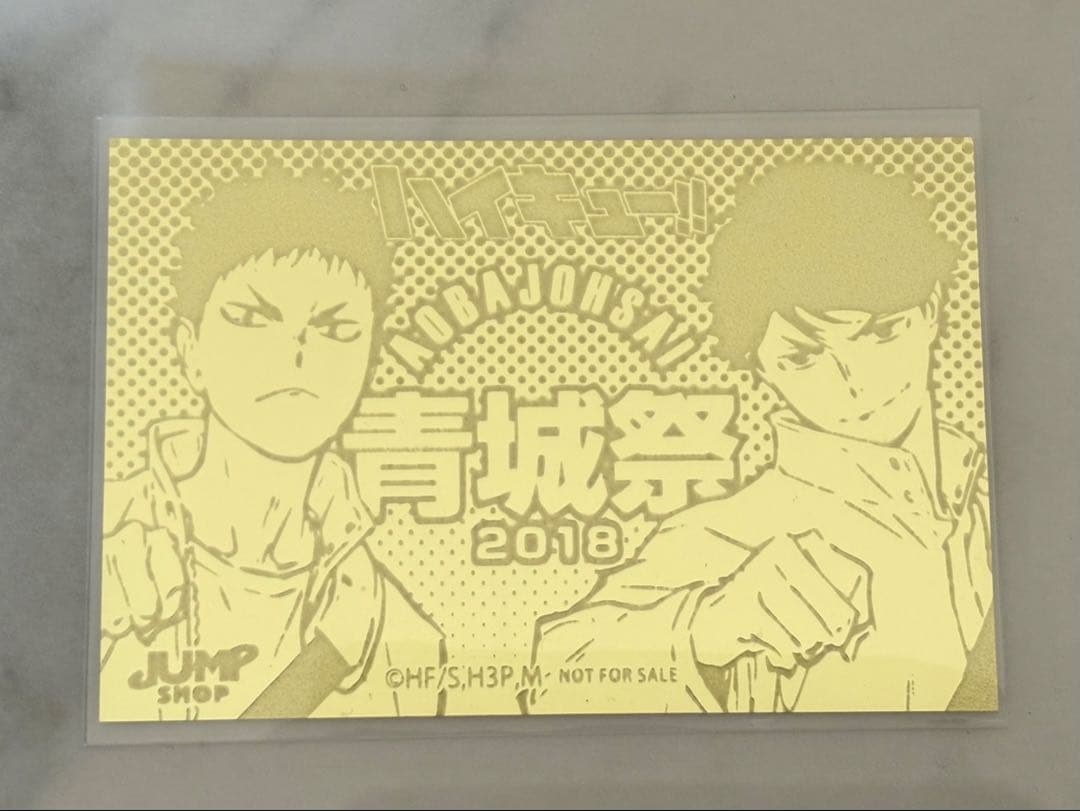 非売品オマケ付・未開封 ハイキュー 青城祭 2018 缶バッジ 及川徹&岩泉一