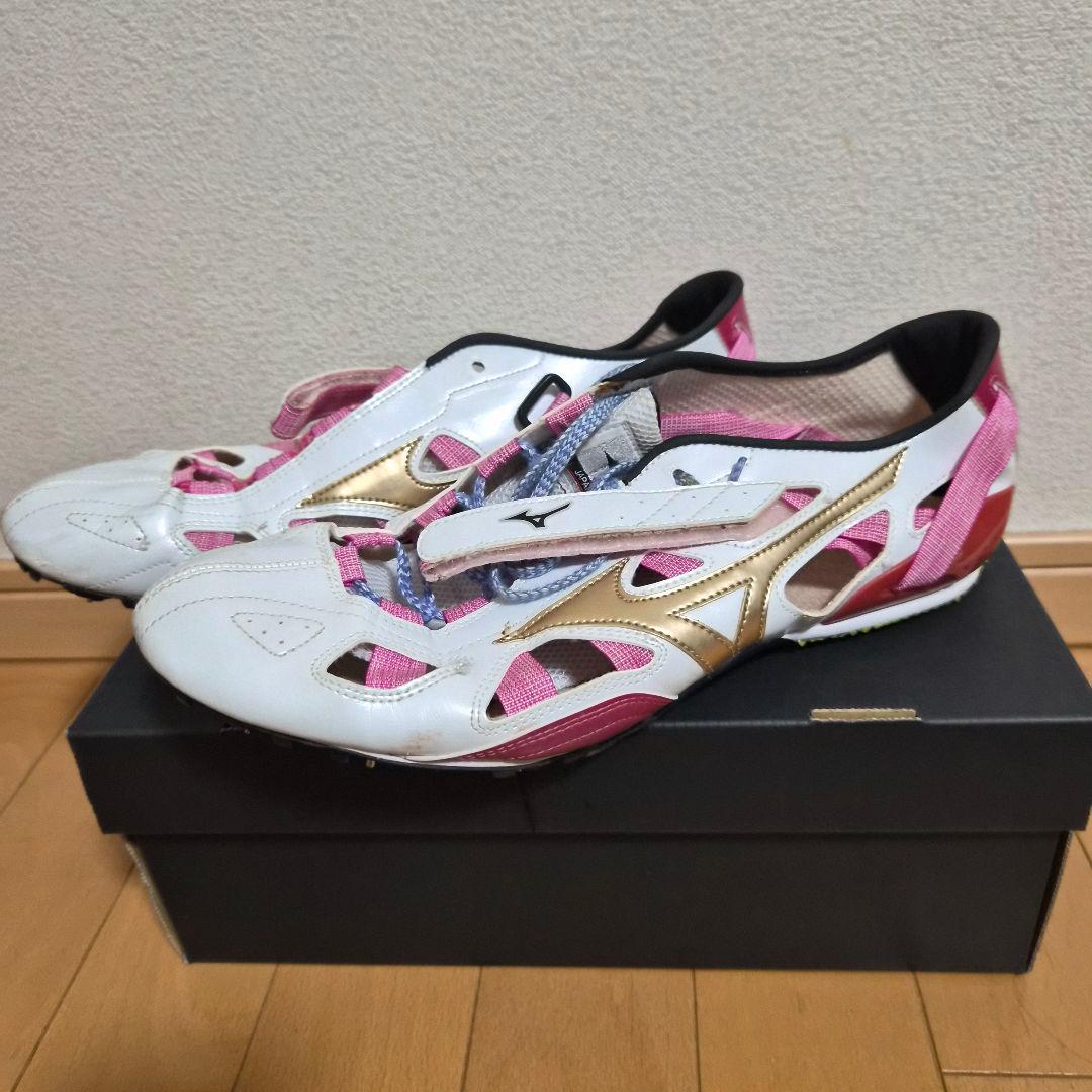 Mizuno インスサイレンサー NR5 ホワイト/ピンク/ゴールド