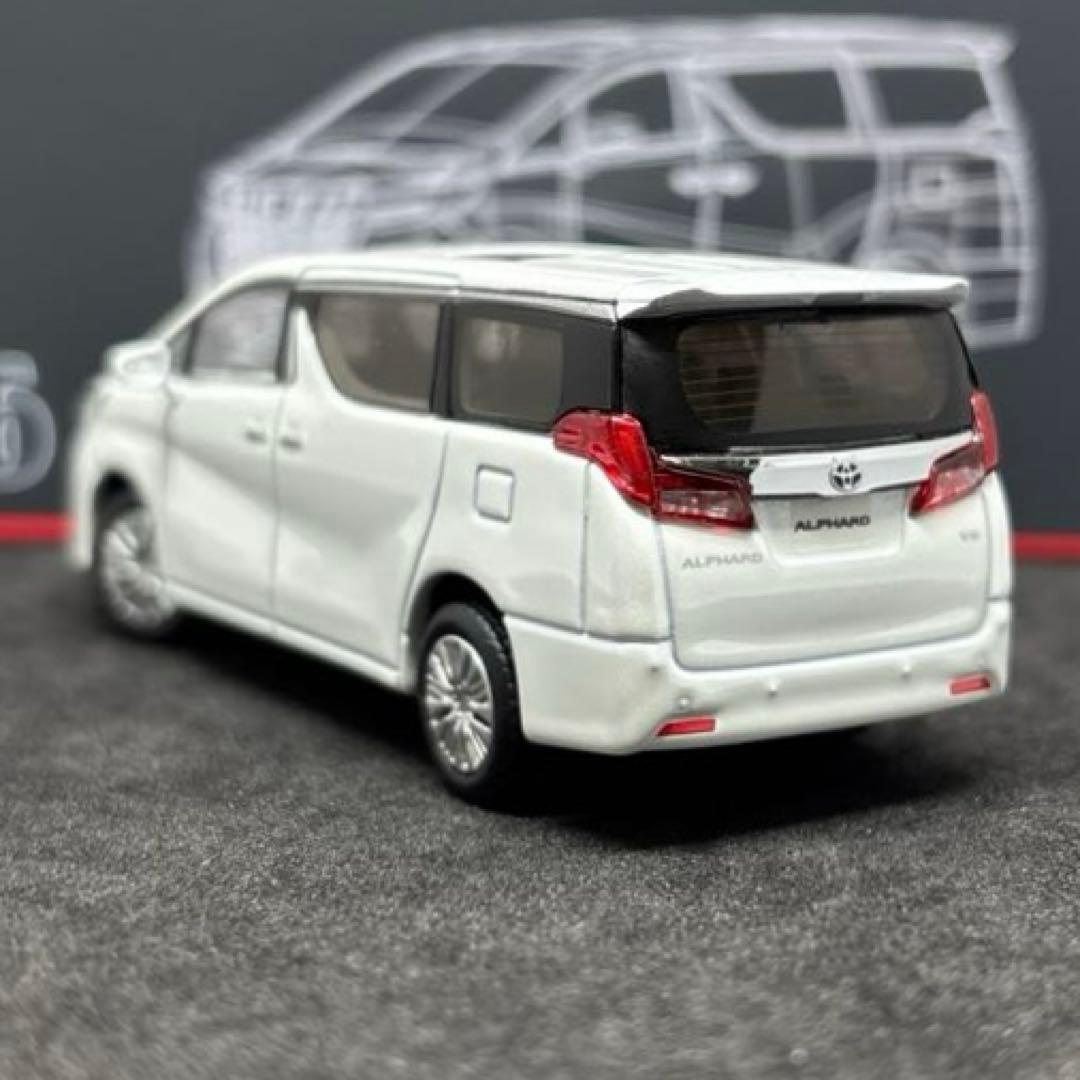 レア GCD 1/64 トヨタ アルファード 30後期 標準バンパー ホワイト
