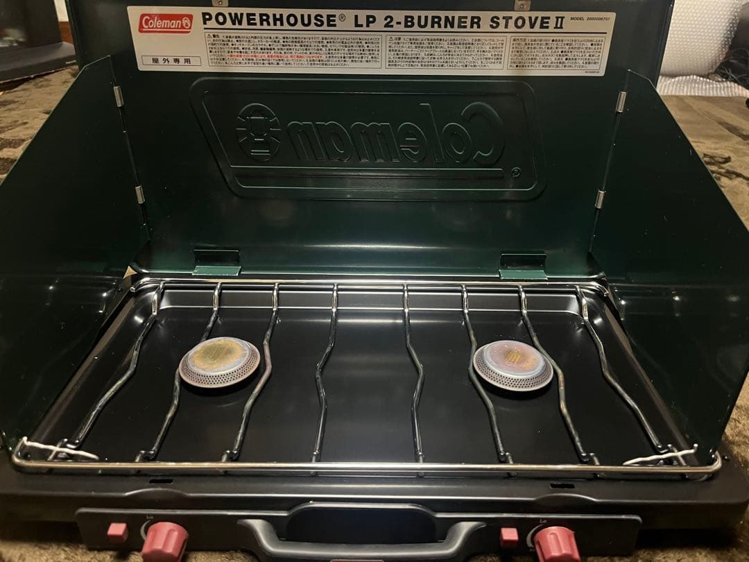 Coleman コールマン ツーバーナー コンロ+専用バック 新品同様品