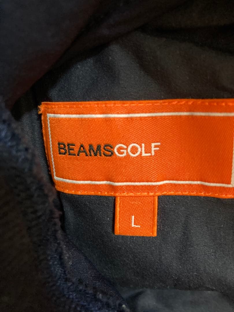BEAMS GOLF ネイビー 中綿ウインドブレーカー　L