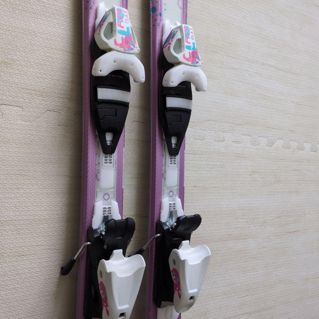 Elan　スキー板130cm＋金具＋ブーツ24cm セット　女の子