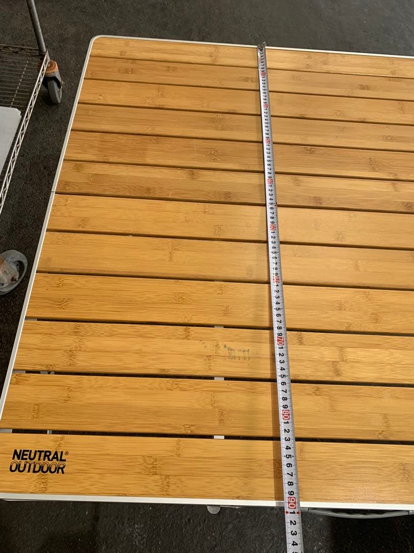 【値下げ！美品】NEUTRAL OUTDOOR 折りたたみテーブル LL