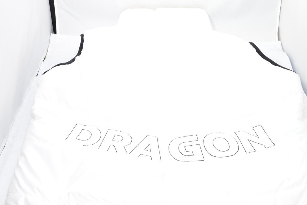 新品☆ダンスウィズドラゴン ストレッチ マイクロ タフ タベスト☆白☆Lサイズ