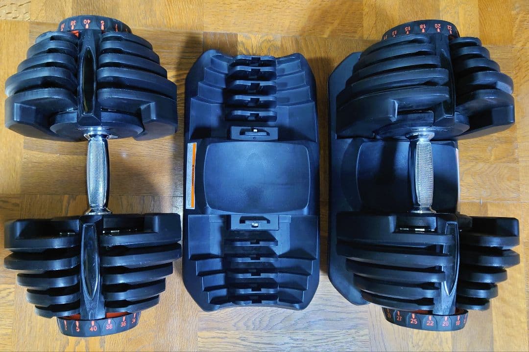 40kg 可変式ダンベル 2個セット （引き取り限定）
