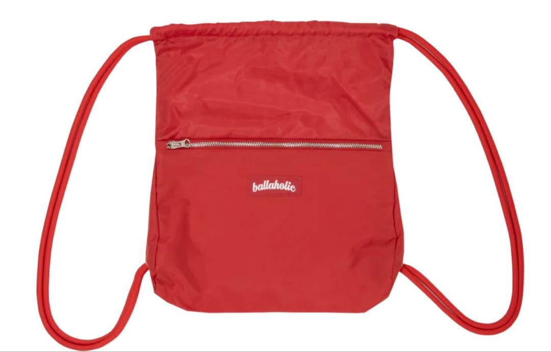 ballaholic logo zip pocket gymsack 即完売②