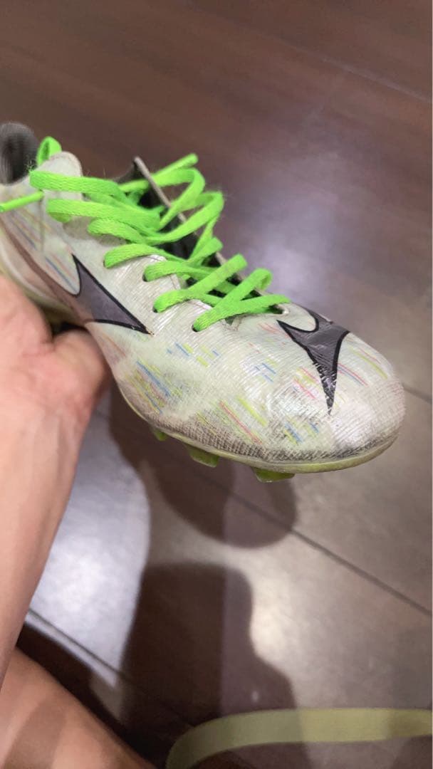 Mizuno アルファ2 エリート　スパイクシューズ ホワイト/グリーン