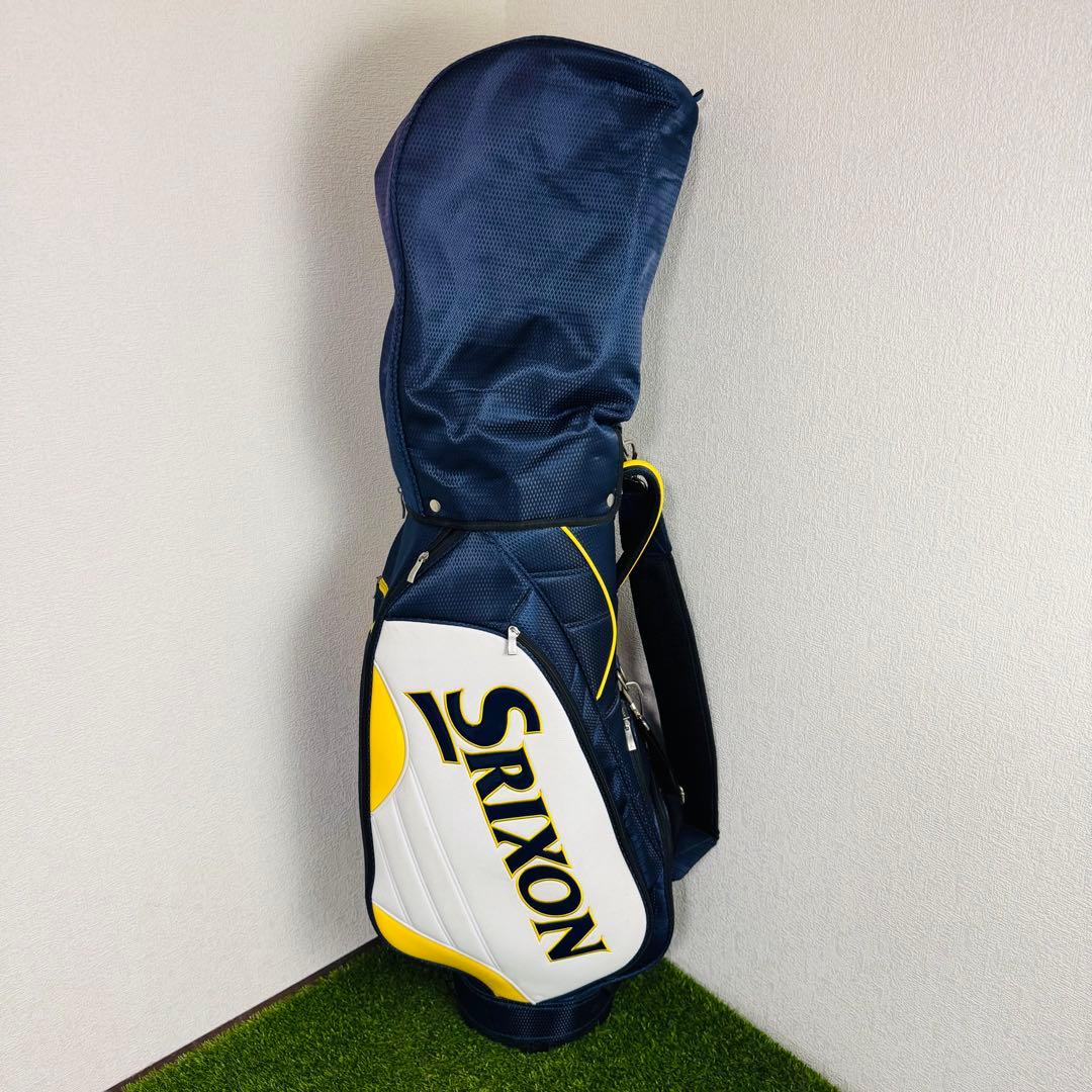 SRIXON キャディバッグ 紺色 黄色