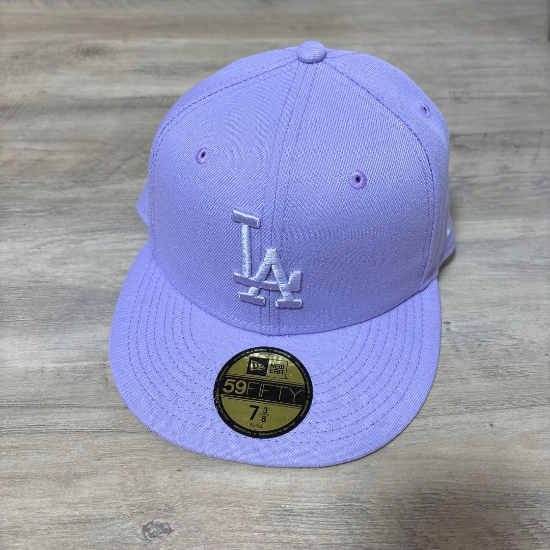 未使用　LAドジャース　キャップ　59FIFTY パープル