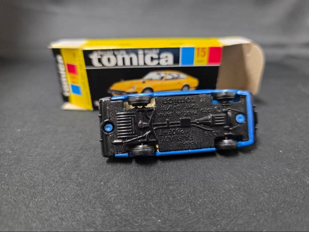 トミカ黒箱15ニッサンフェアレディ280Z-T(日本製) 珍しいベージュシート