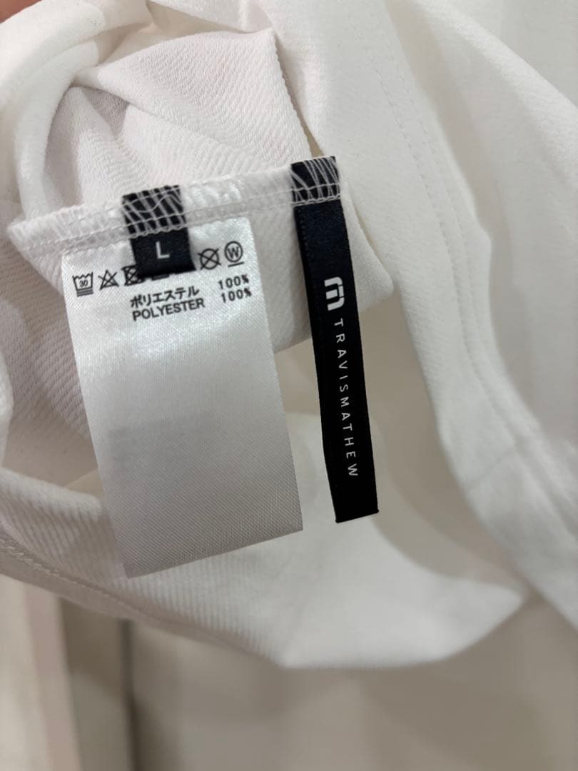 新品　TRAVISMATHEW メンズシャツ L ホワイト　トラビスマシュー