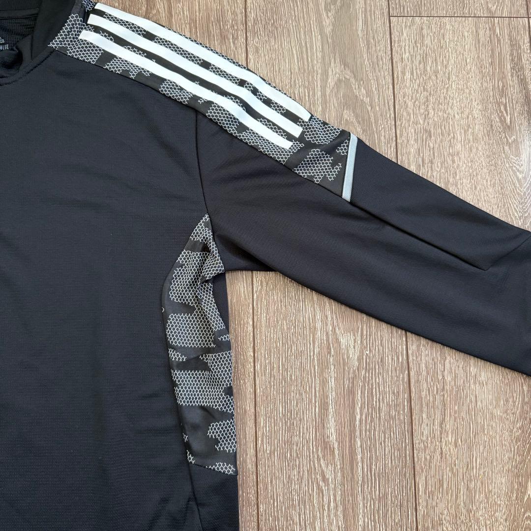 美品 adidas アディダス サッカー トレーニングウェア ジャージ 上下 L
