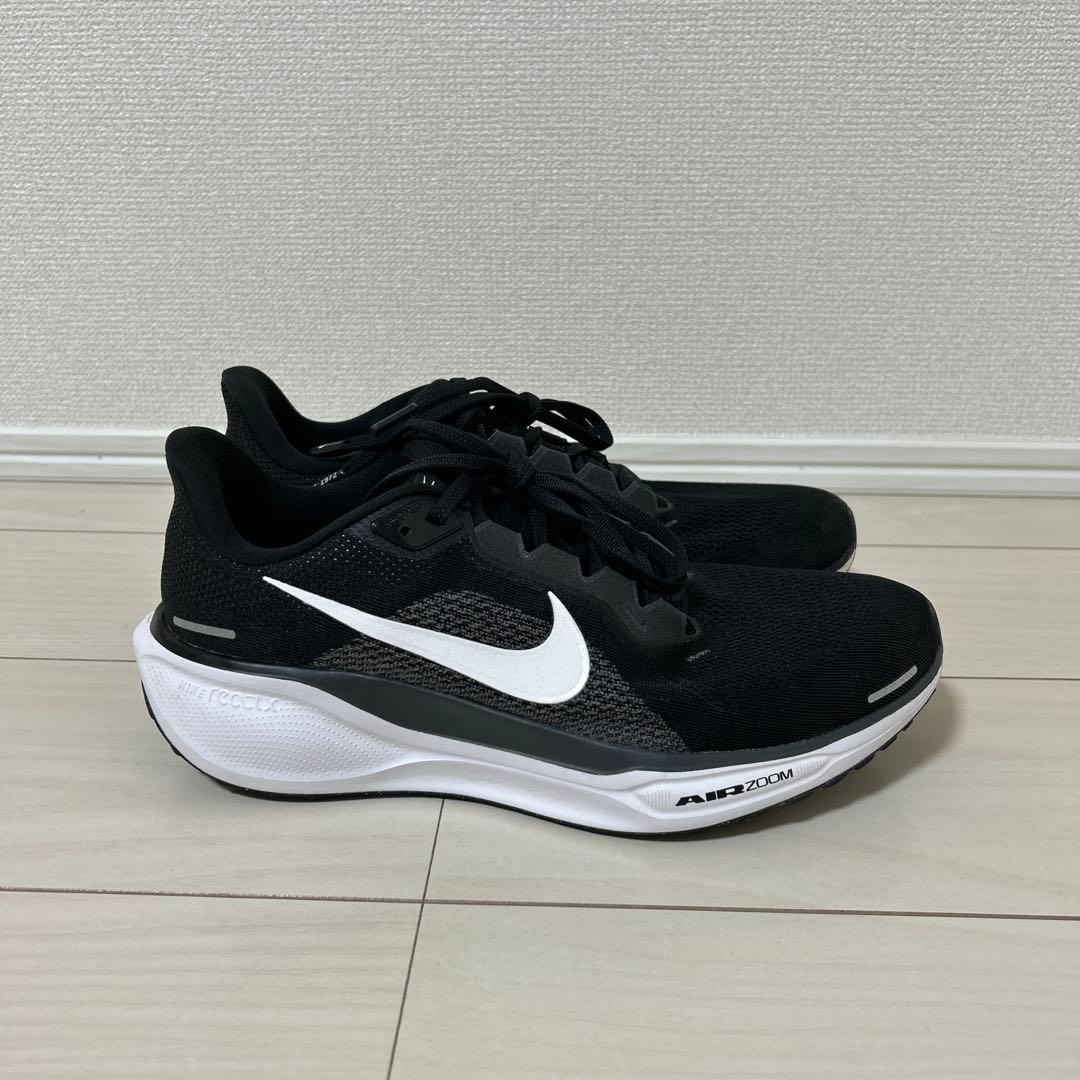 Nike ペガサス41 エクストラワイド 28cm ブラック/ホワイト