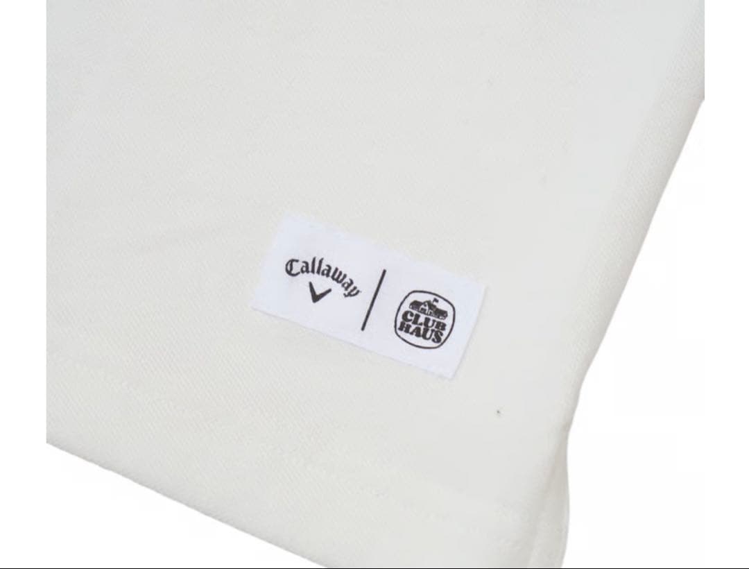 【新品未使用】Clubhaus×Callaway ポロシャツ ホワイト　Mサイズ