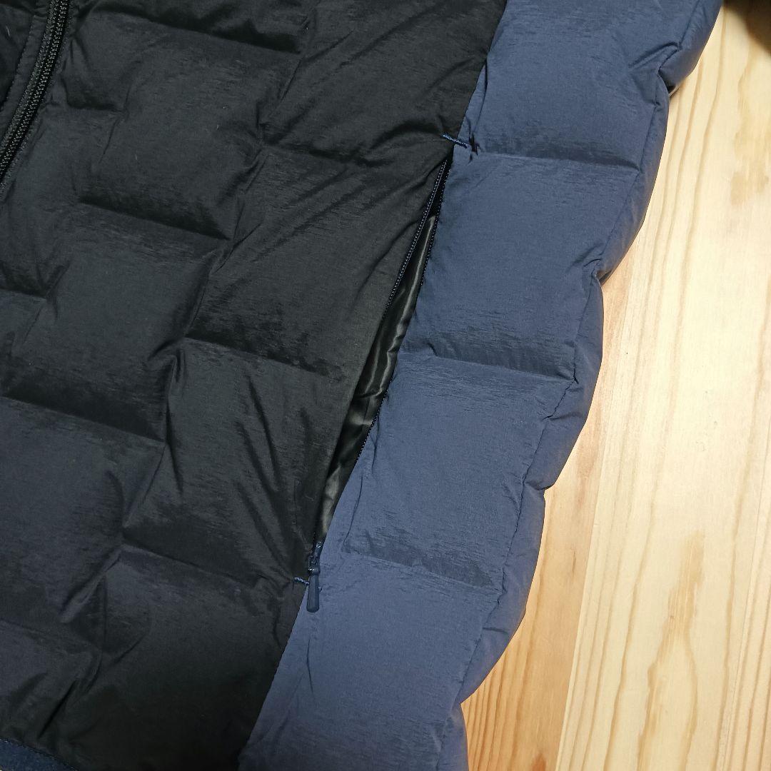 TravisMathew ダウンジャケット 軽量 撥水 M ネイビー×ブラック