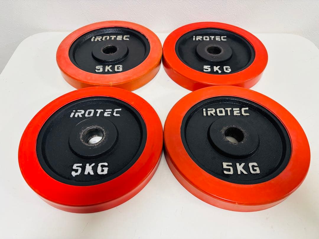 iROTEC 5KG ダンベルプレート 4枚セット