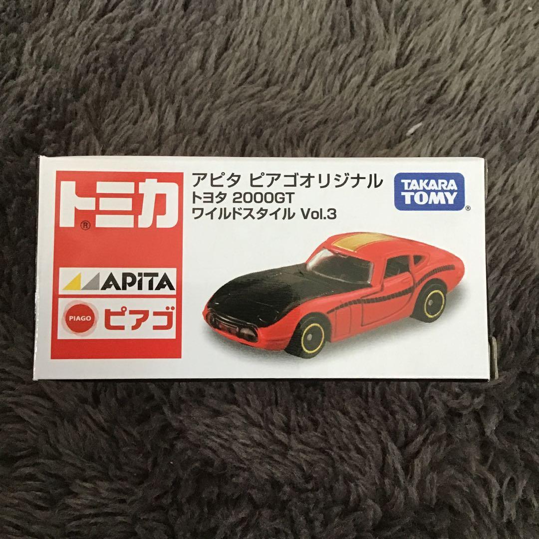 トミカ アピタビアゴ　オリジナル　ワイルドスタイル　トヨタ2000GT 6個
