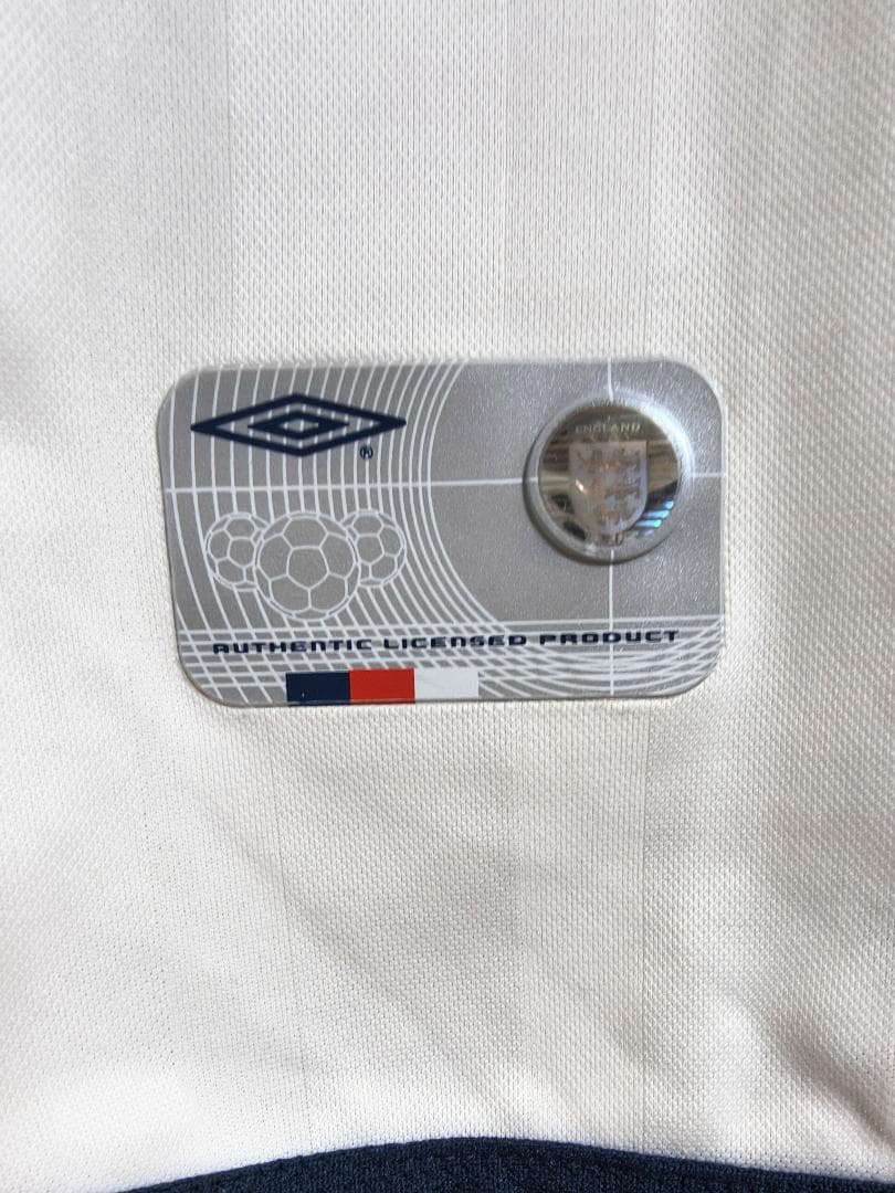 【正規品】中古良品 Umbro イングランド代表 ベッカム 7 長袖 Lサイズ