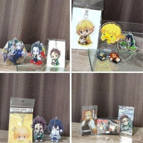 鬼滅の刃　ワンピース　大量グッズ　缶バッチ フィギュア アクスタ ラバスタ など