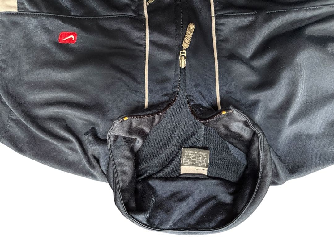 古着　NIKE ナイキ　ネイビー　グレー ジャージ　ジャケット　ユーロ企画