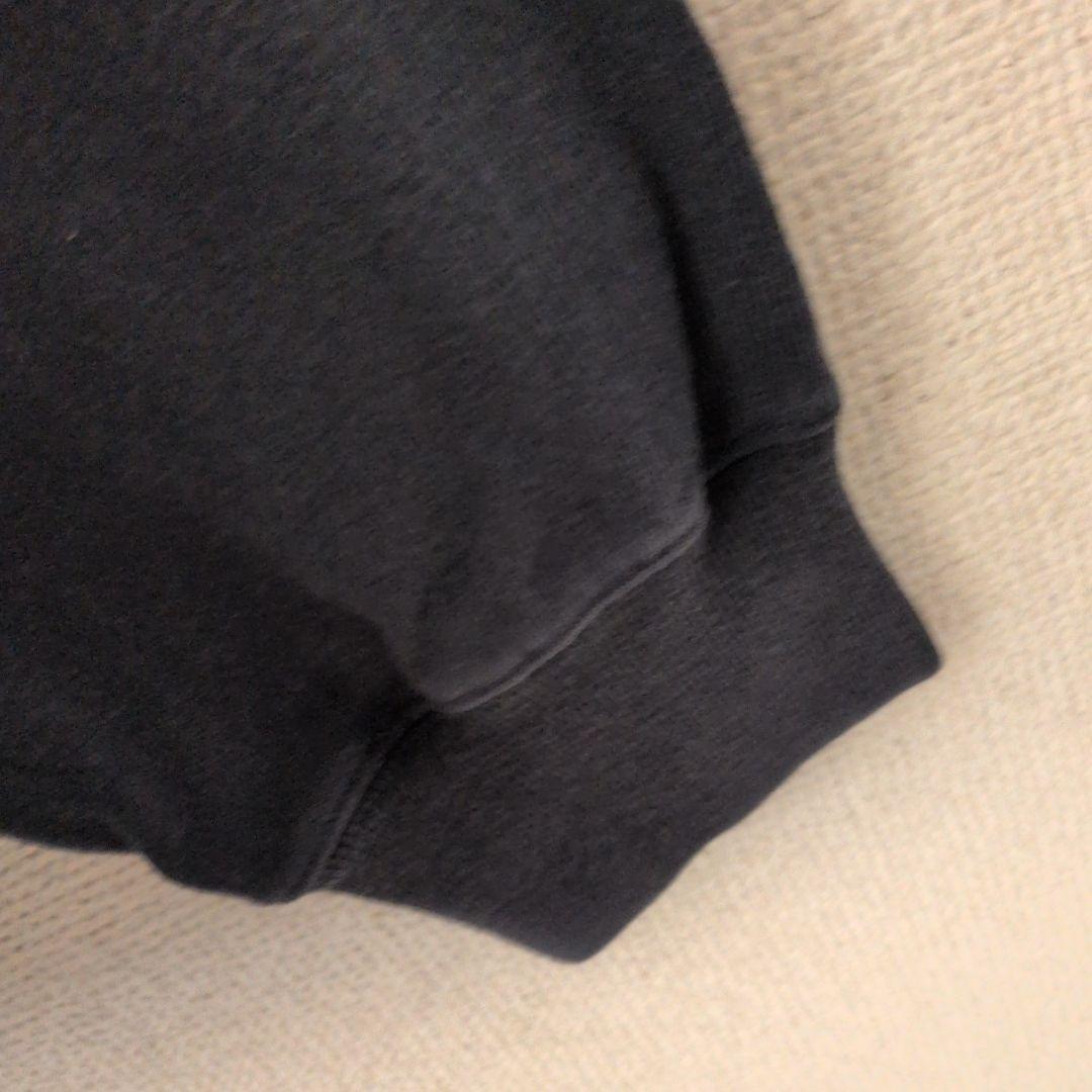 90s ポロバイラルフローレン 刺繍センターロゴ ラガーシャツ XL 紺×白