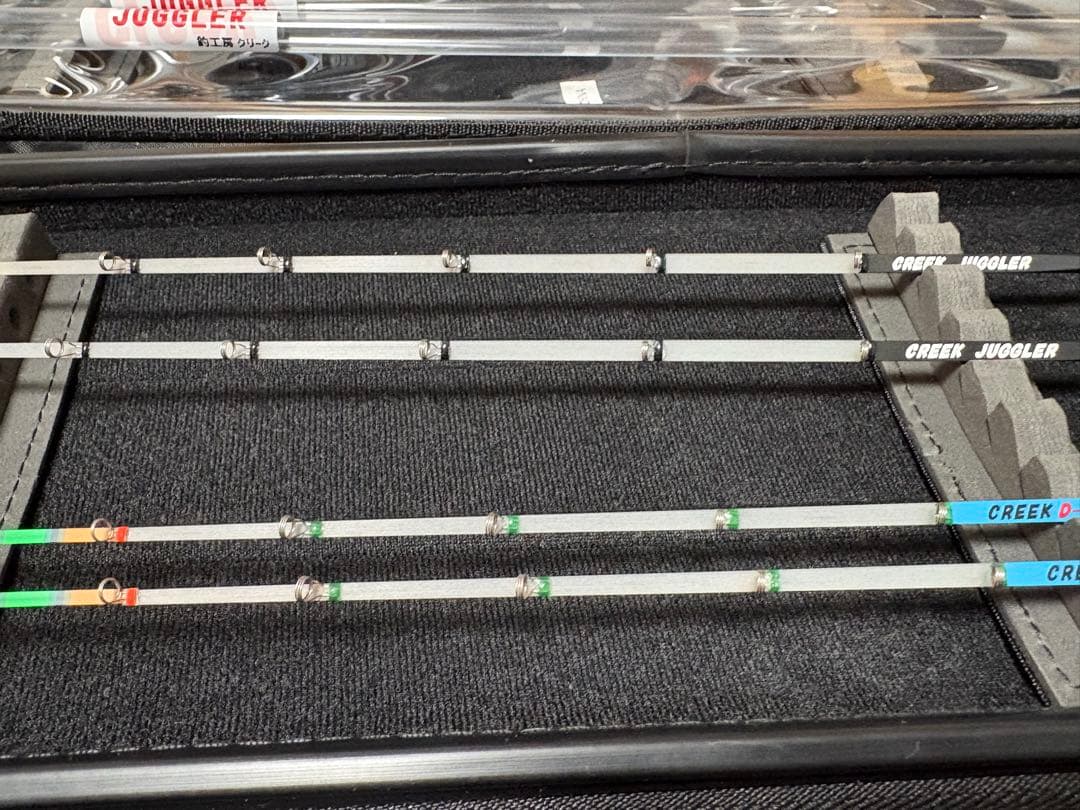 クリーク コブラ＋ジャグラー 4本セット ケース付 ワカサギ穂先