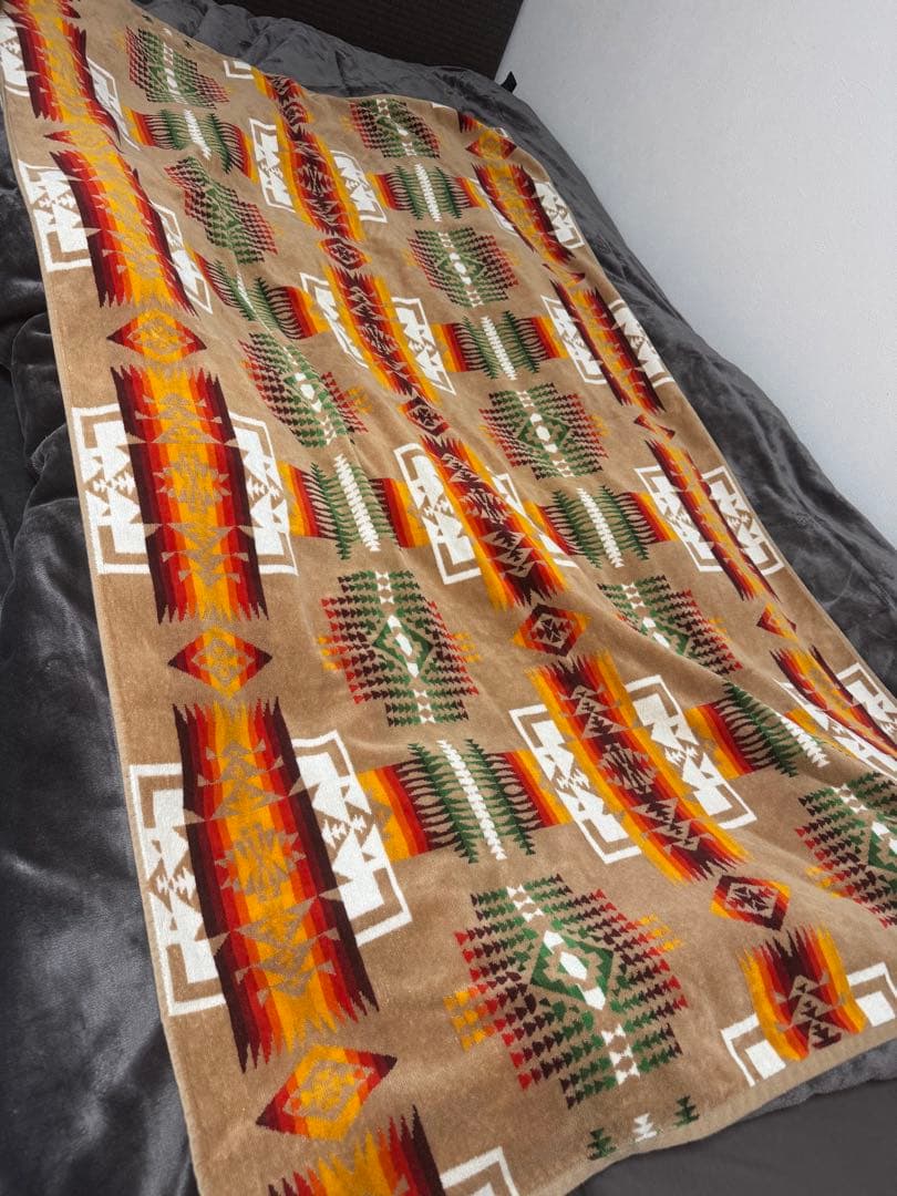 ペンドルトン☆ブランケット 大判 ジャカード ビーチ タオル 101×177cm