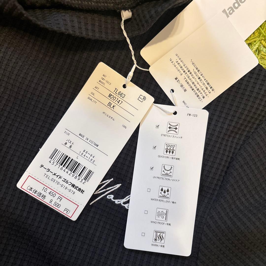 【TaylorMade】L 新品✨春ゴルフ　ロゴモックネックトップス ハイネック