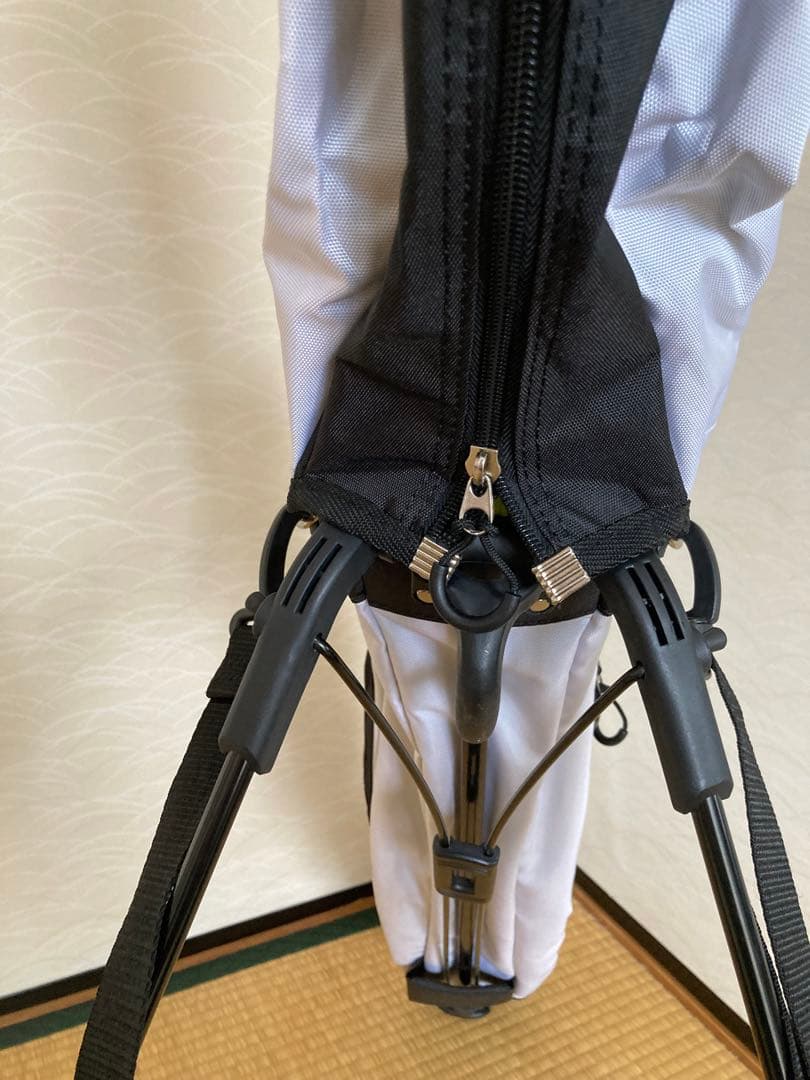 【美品】ルコック ゴルフ セルフスタンド クラブケース（ホワイト）