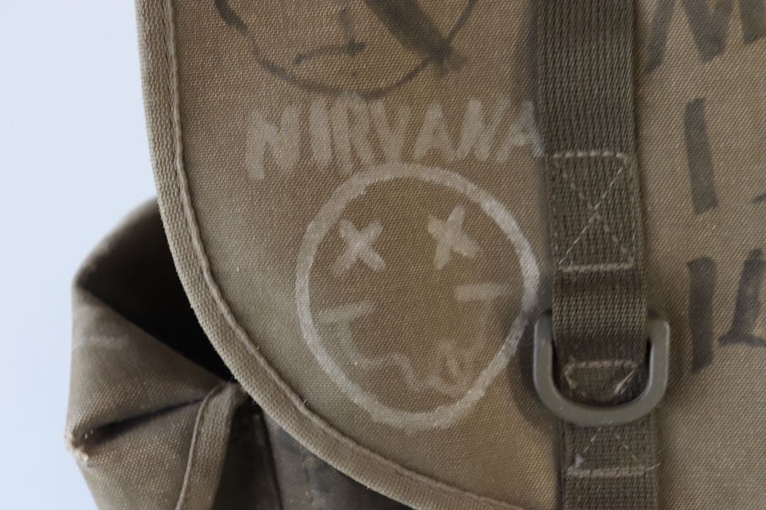 一点物ドイツ軍バックパックリメイクパンクNIRVANA vintage USED