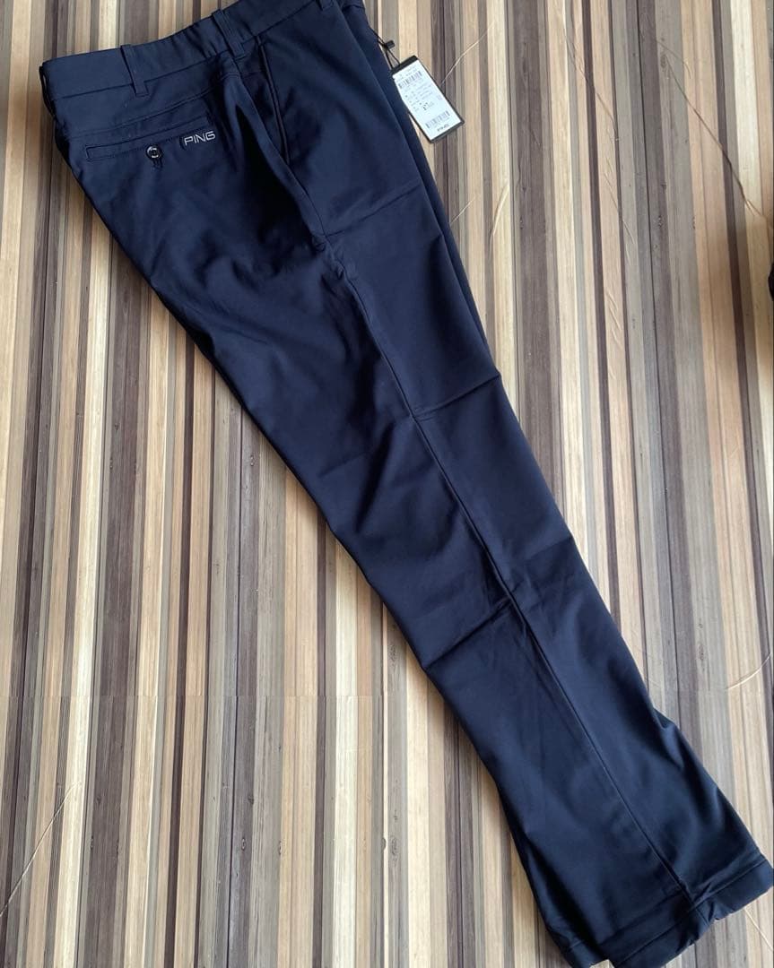 【新品タグ付き】PING ゴルフパンツ メンズ 裏起毛 ストレッチ 防寒W90