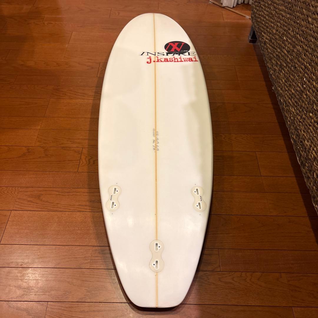 INSPIREサーフボード　j.kashiwaiシェイプ　5’10
