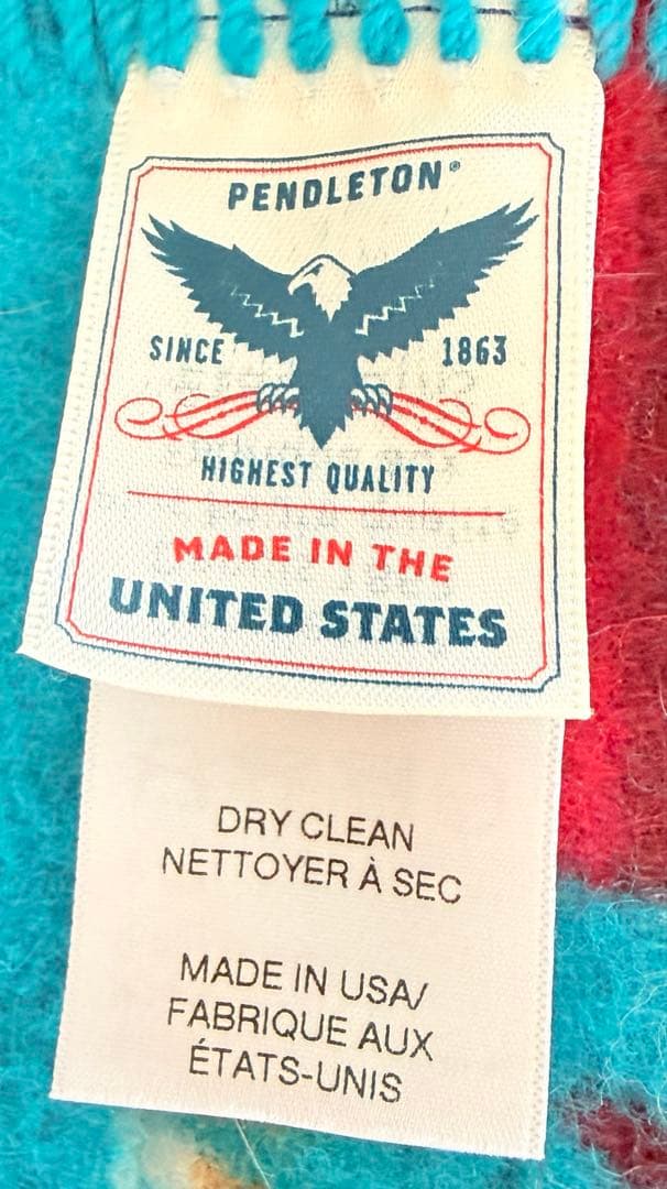 ペンドルトン Beaver State USA製ウールブランケット 78x98