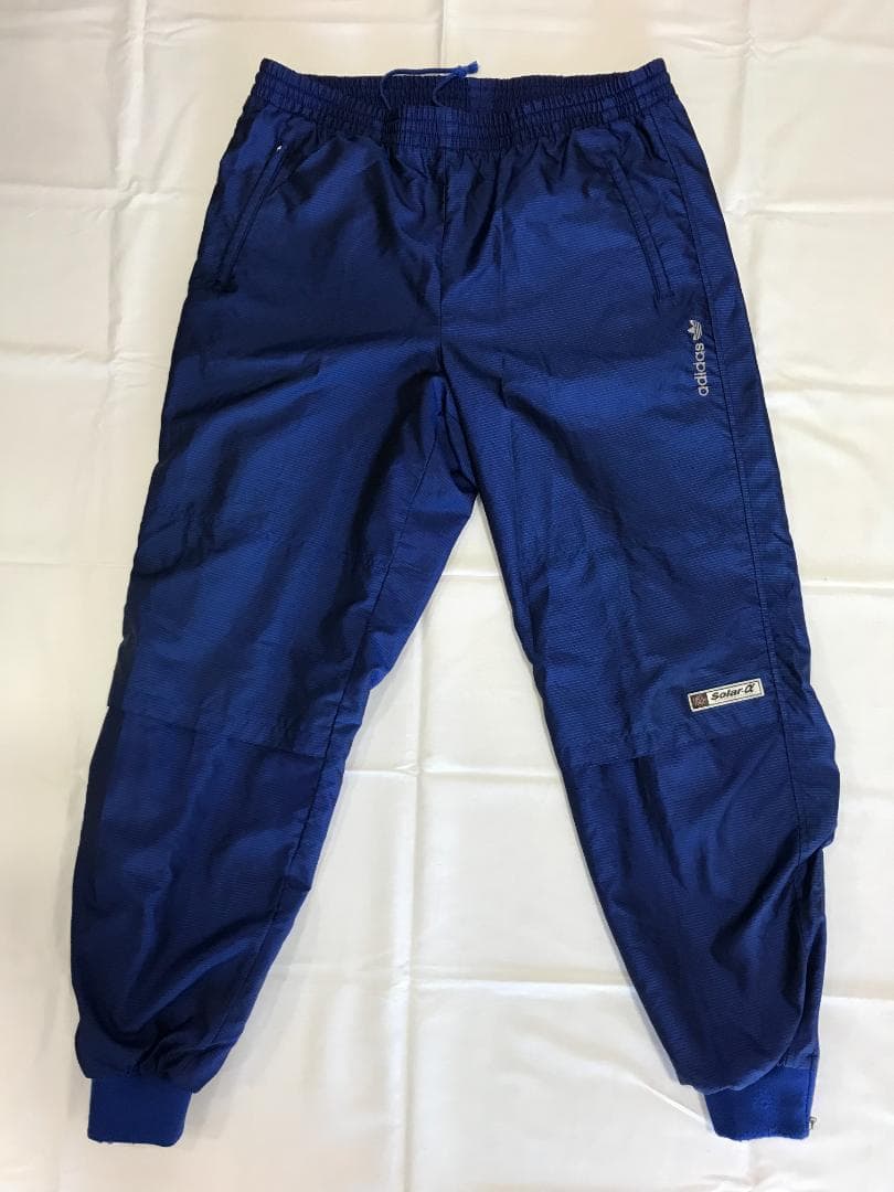adidas　ビンテージ　サッカーウインドブレーカー上下セット　XL　デサント製
