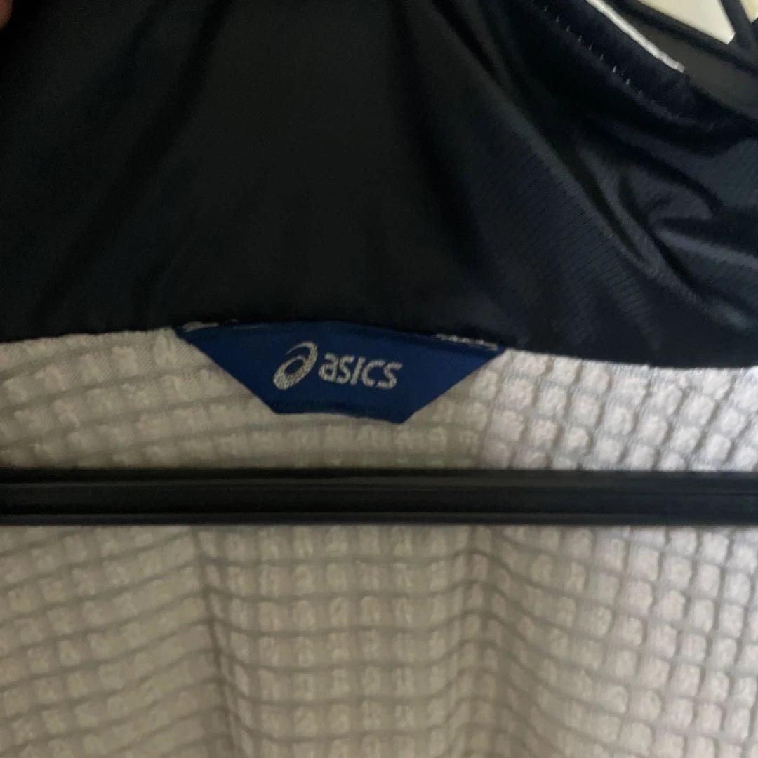 asics ジャージ上下セット ホワイト/ブラック