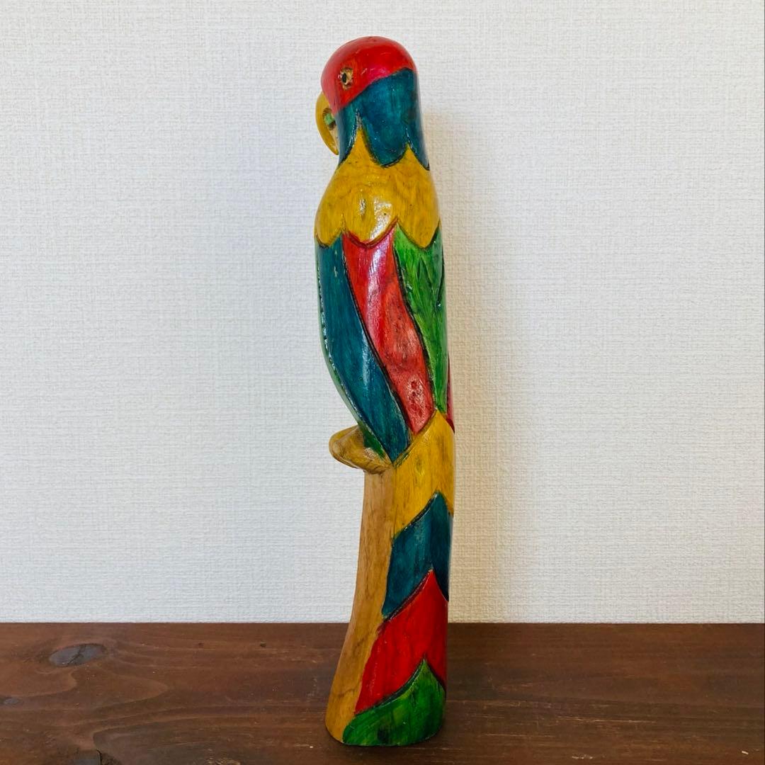 木彫りの鳥　ジャマイカ　ハンドメイド