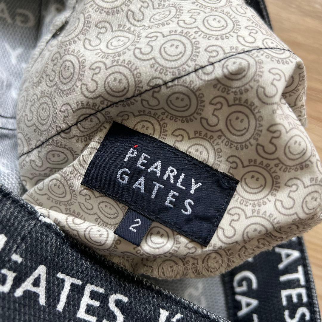 PEARLY GATES パーリーゲイツ　総柄　レディース　パンツ　2 L ロゴ