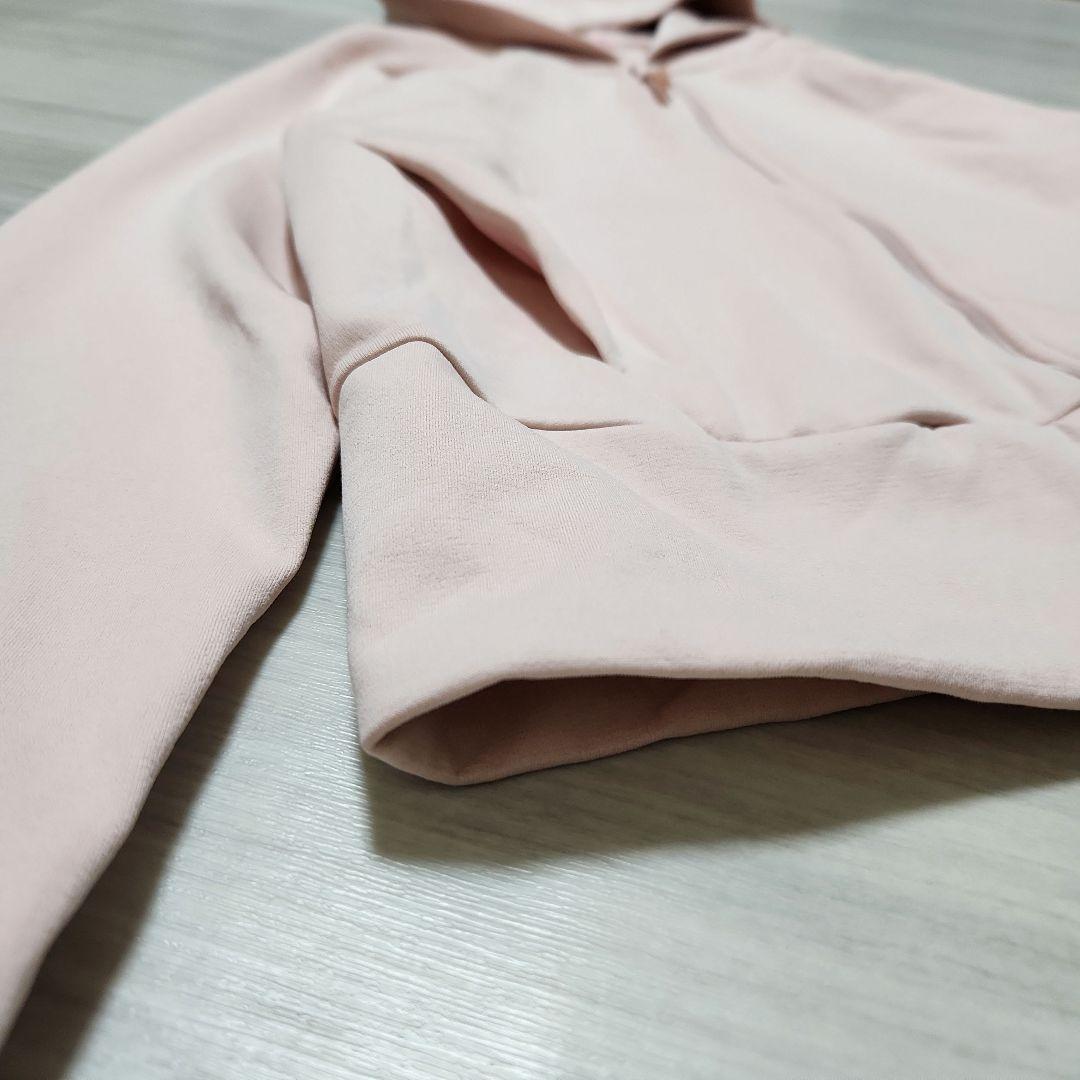 美品☆Chacott☆コンパクトフーデットジャケット M くすみピンク