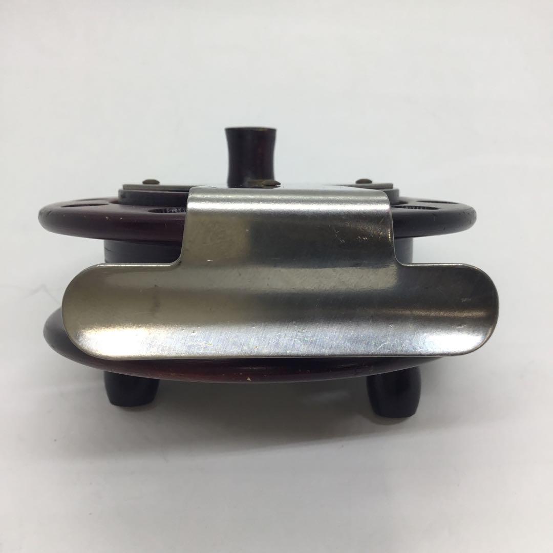 落とし込み木製リール2個セット(中古品)