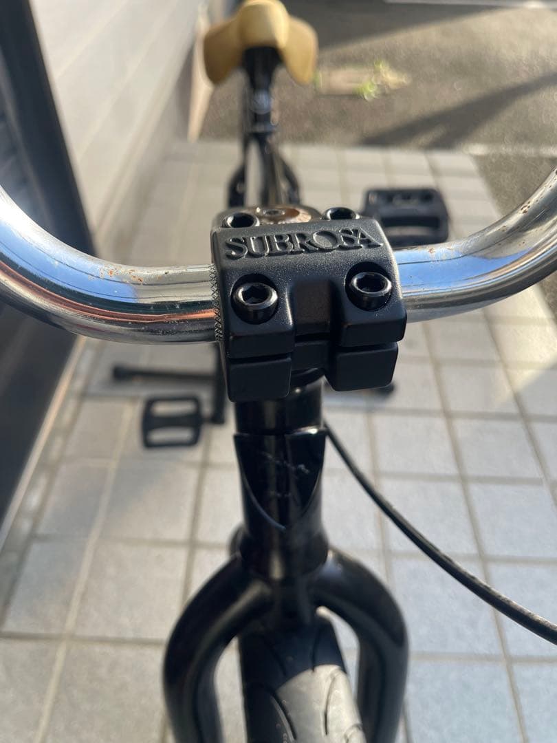 SUBROSA BMX 自転車本体 クロームメッキハンドルバー
