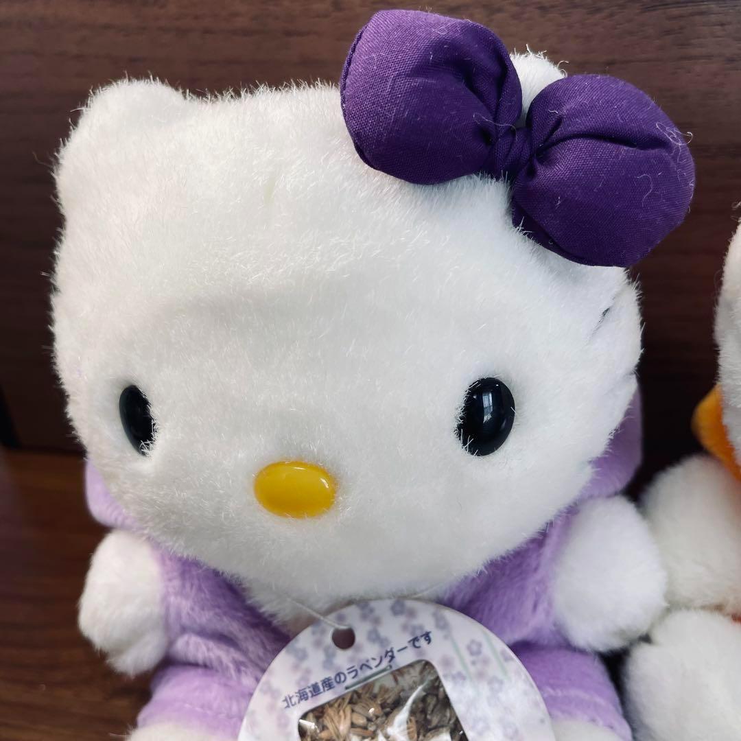 【希少品レア】2000年　北海道限定 キティ ぬいぐるみ 2体セット