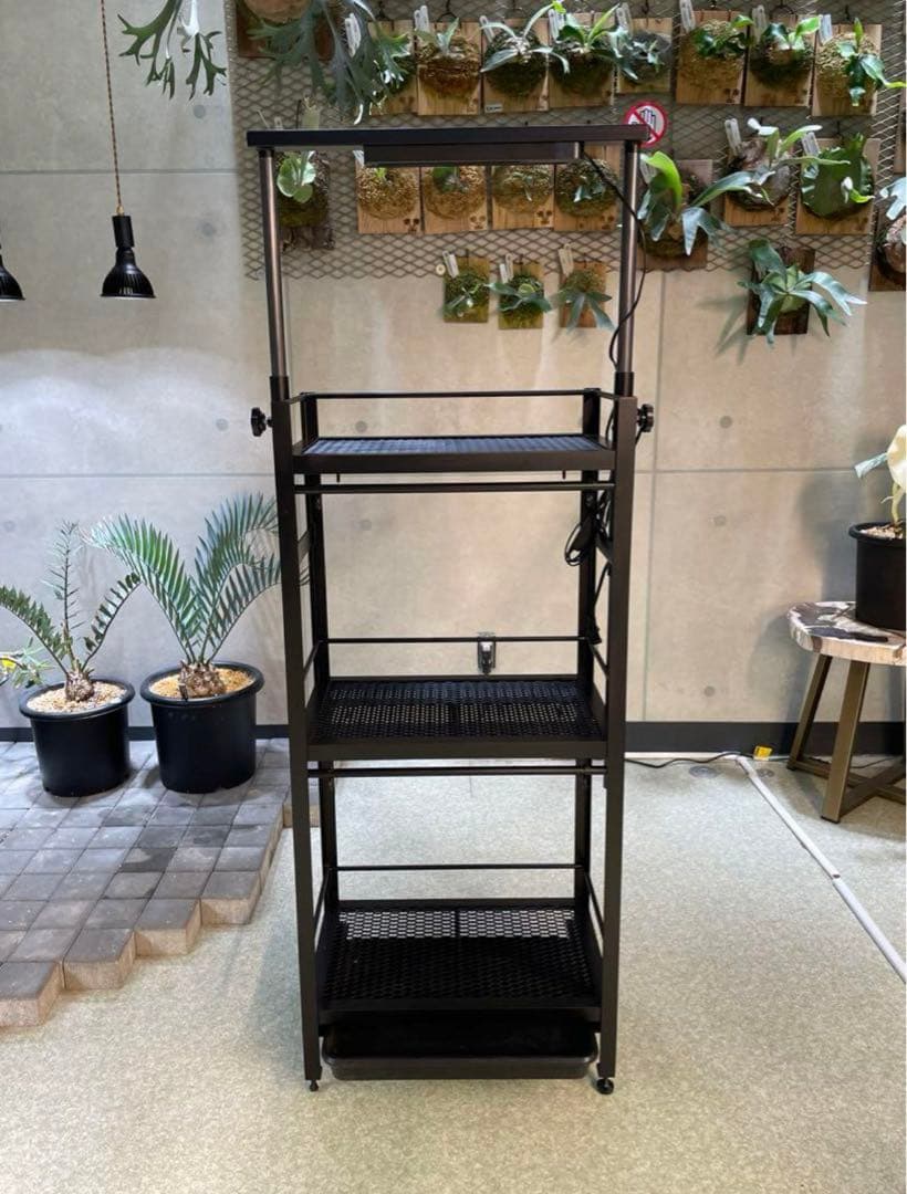 植物棚　アイアン　コンパクトタイプ小　アイアン植物棚　シェルフ　tig溶接製作