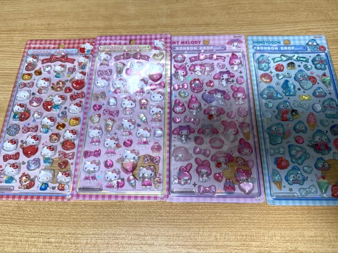 【正規品】ボンボンドロップシール サンリオ第2段 ディズニー 大 コンプリート